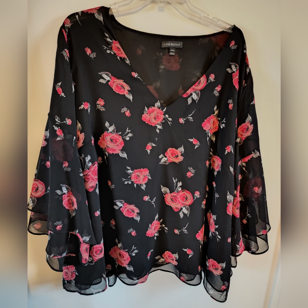 Lane Bryant Rose Blouse